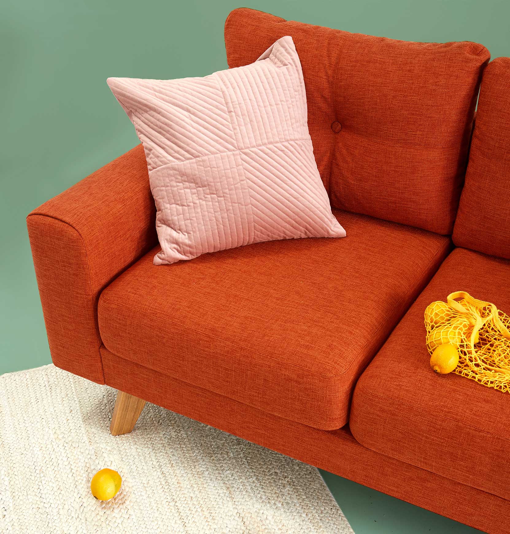 Unique red armchair